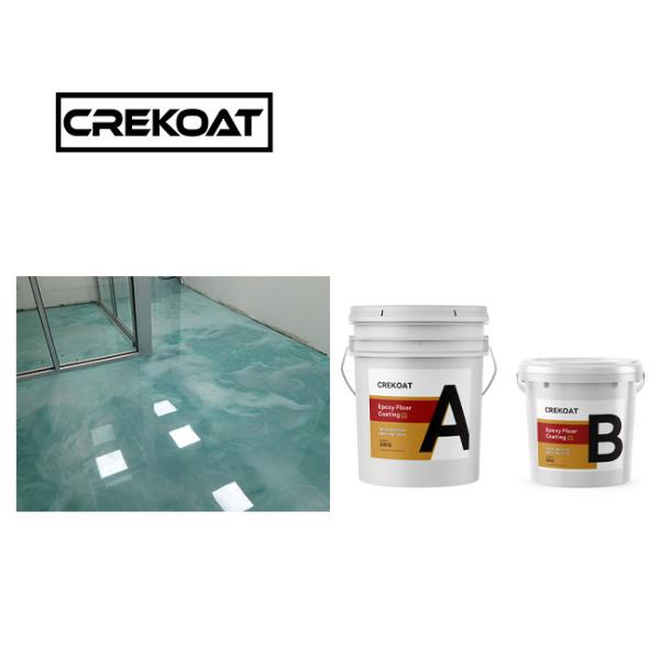 Topcoats Fast Drying Epoxy Resin Floor Coating Paint High Gloss Metallic