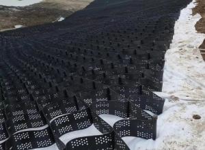 Quality Road Construction Material HDPE Geocell Grid 1.5mm Thickness Smooth Surface wholesale