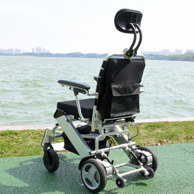 Lightweight Folding Electric Wheelchair 6km/h For Elderly