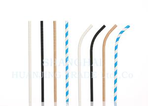 Quality Recyclable Flexible Paper Drinking Straws Colorful Home Party Paper Straws wholesale