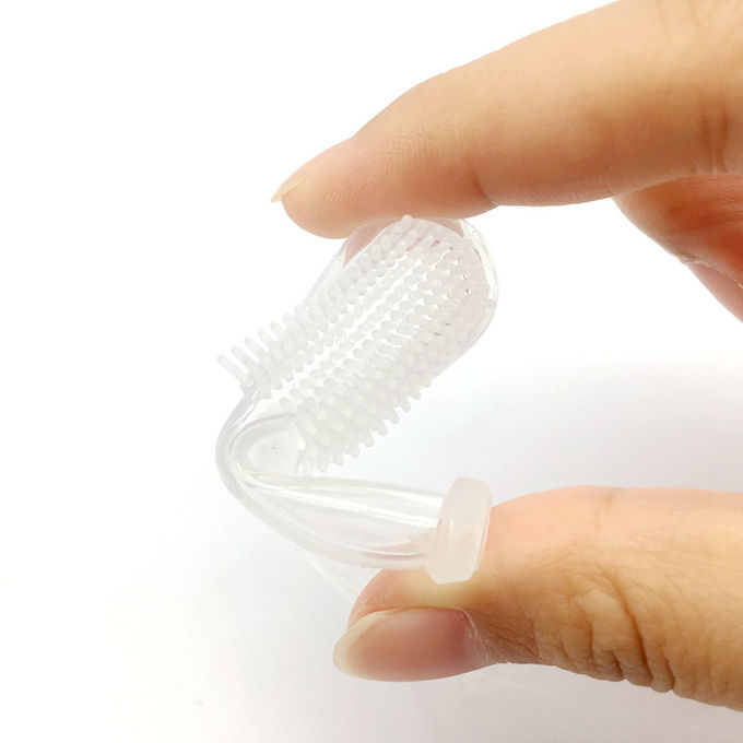 Cool Gum Massager Puppy Finger Toothbrush / Pet Finger Brush Silicone Material