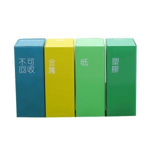 Quality 304 Stainless Steel 40L 4 Compartment Trash Can wholesale