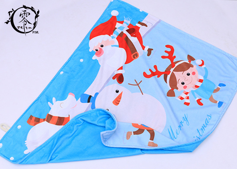 Soft Warm Christmas Santa Claus Blanket Fuzzy Velvet Lightweight Oversized