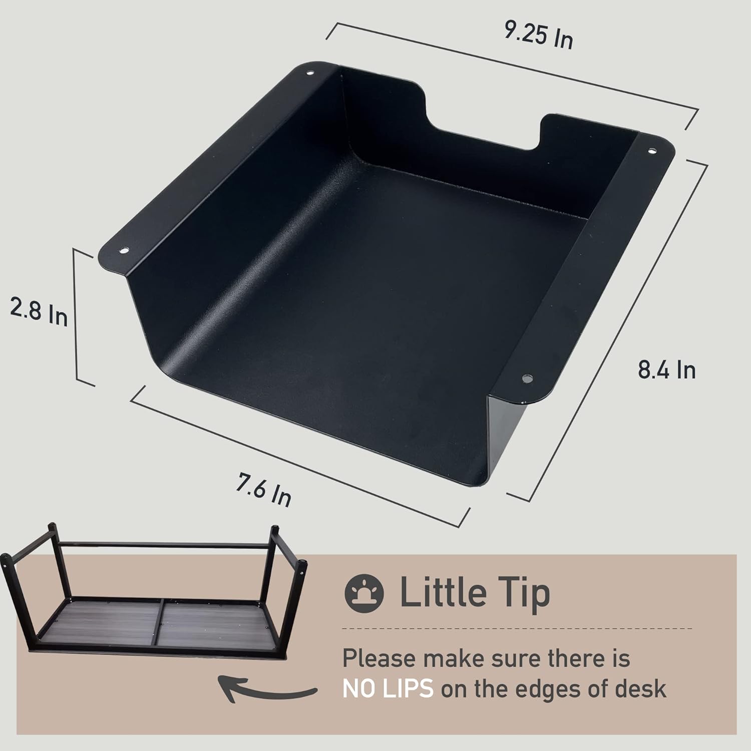 Sample Time 5-7 Days Under Desk Drawer Storage for Sit Stand Desk Table Workstations