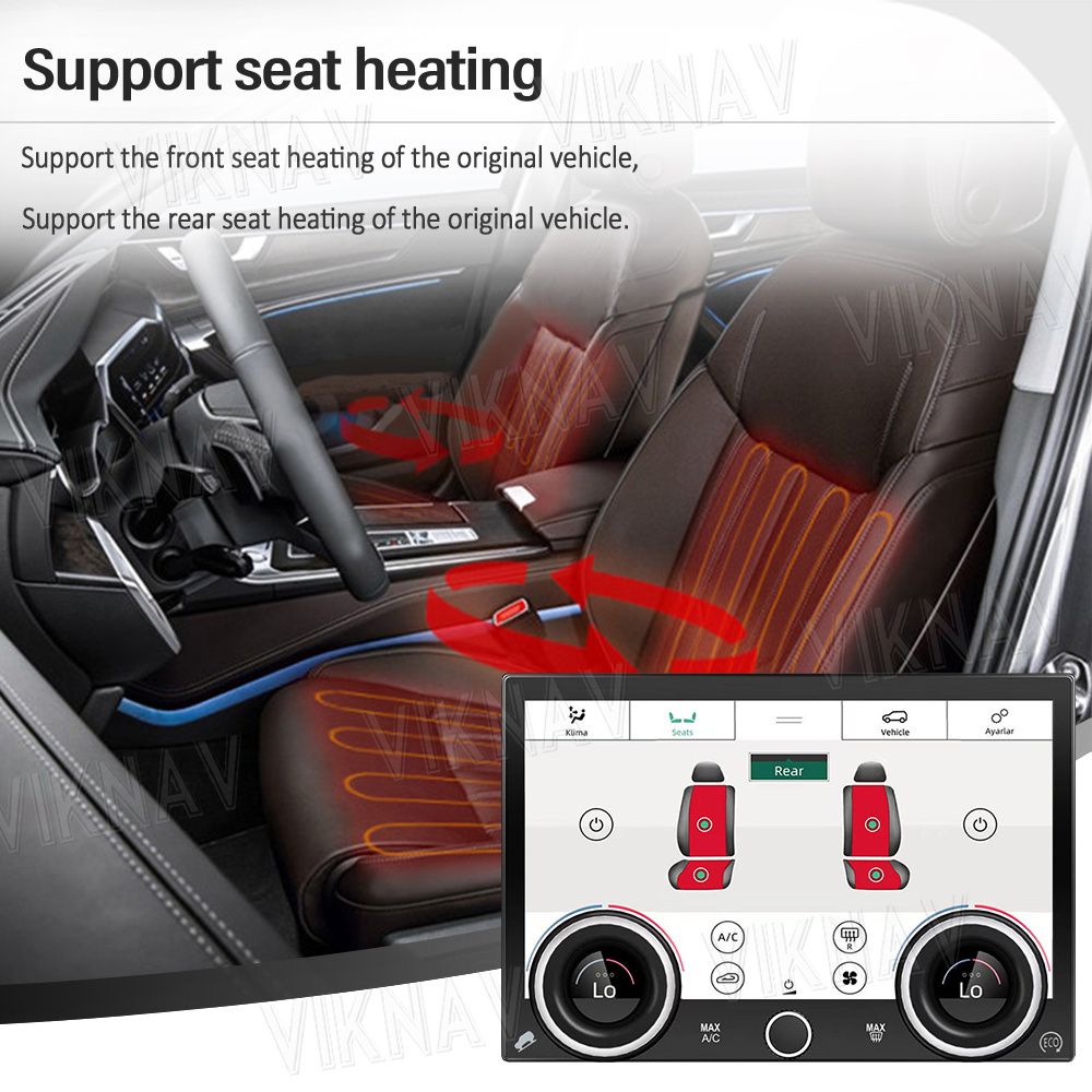 Air Condition Panel 10'' Touch Screen For Range Rover Evoque 2013 - 2017