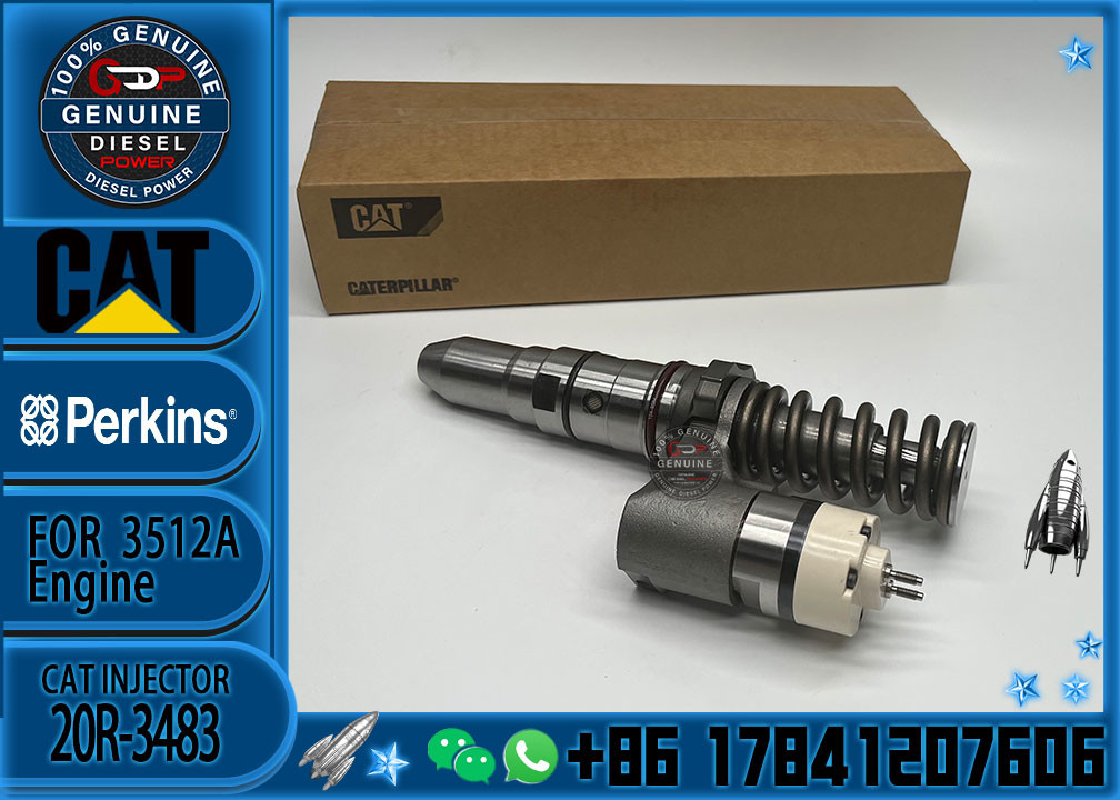 High Quality Cat 3516C 3512C Engine Injector diesel common Rail Fuel Injector 375-4106 20R-3483 for Caterpillar 3754106