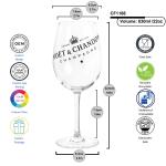 Unbreakable Tritan MOET Chandon Plastic Champagne Glasses Shatterproof 22oz
