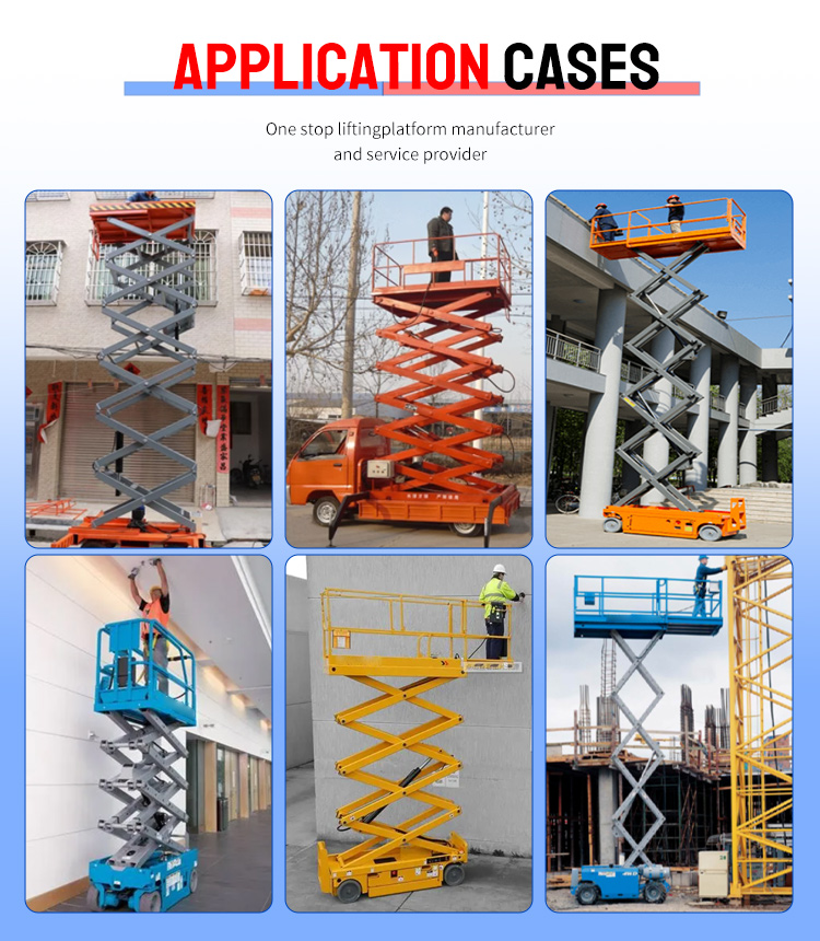 48V/4.0kw Lifting Oil Pump Motor Power Aerial Working Platform for Easy Maneuvering