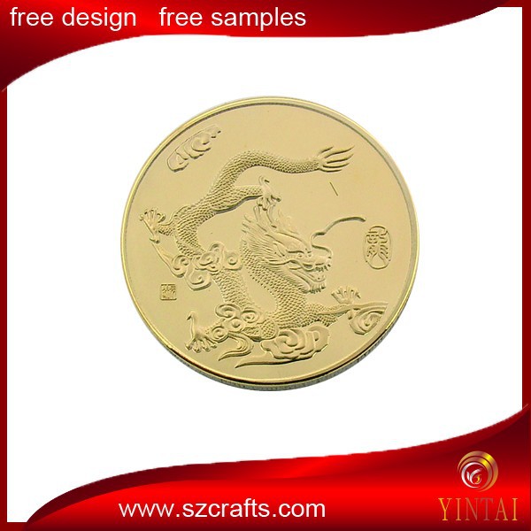 Promotion 1872 Deutsche Bank coins Gold clad coin / queen elizabeth gold coin