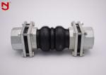 Flexible Threaded Expansion Joint , Double Bellows Expansion Joint Gas Pipe