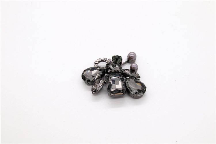 shoe buckle shoe clips rhinestones shoes clips zinc alloy ,copper Gun,nickle,gold