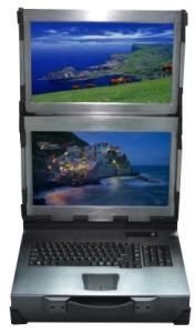 Quality IPC-2W15 15 Inch Industrial Workstation 2 Screen Requires Folding Vertically wholesale