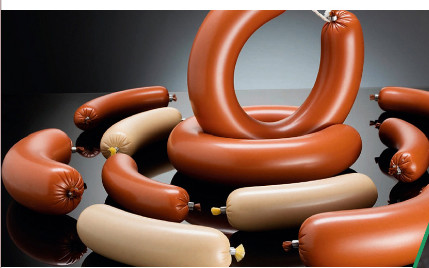 Steamed Skinless Sausage Barrier Or Permeable Multi Layer Casing Film Sausage Casing