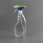 Empty PET Shower & Bathroom Cleaner Spray Bottle, 500ml Fungicides bottle