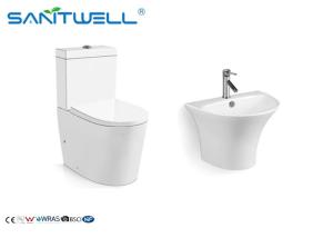 Quality Bathroom Washdown Two piece toilet ISO9001 2000 Certification wholesale