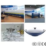 Glass Pot Cover Glass Edging Machine , Flat Bent Glass Tempering Machine,Glass