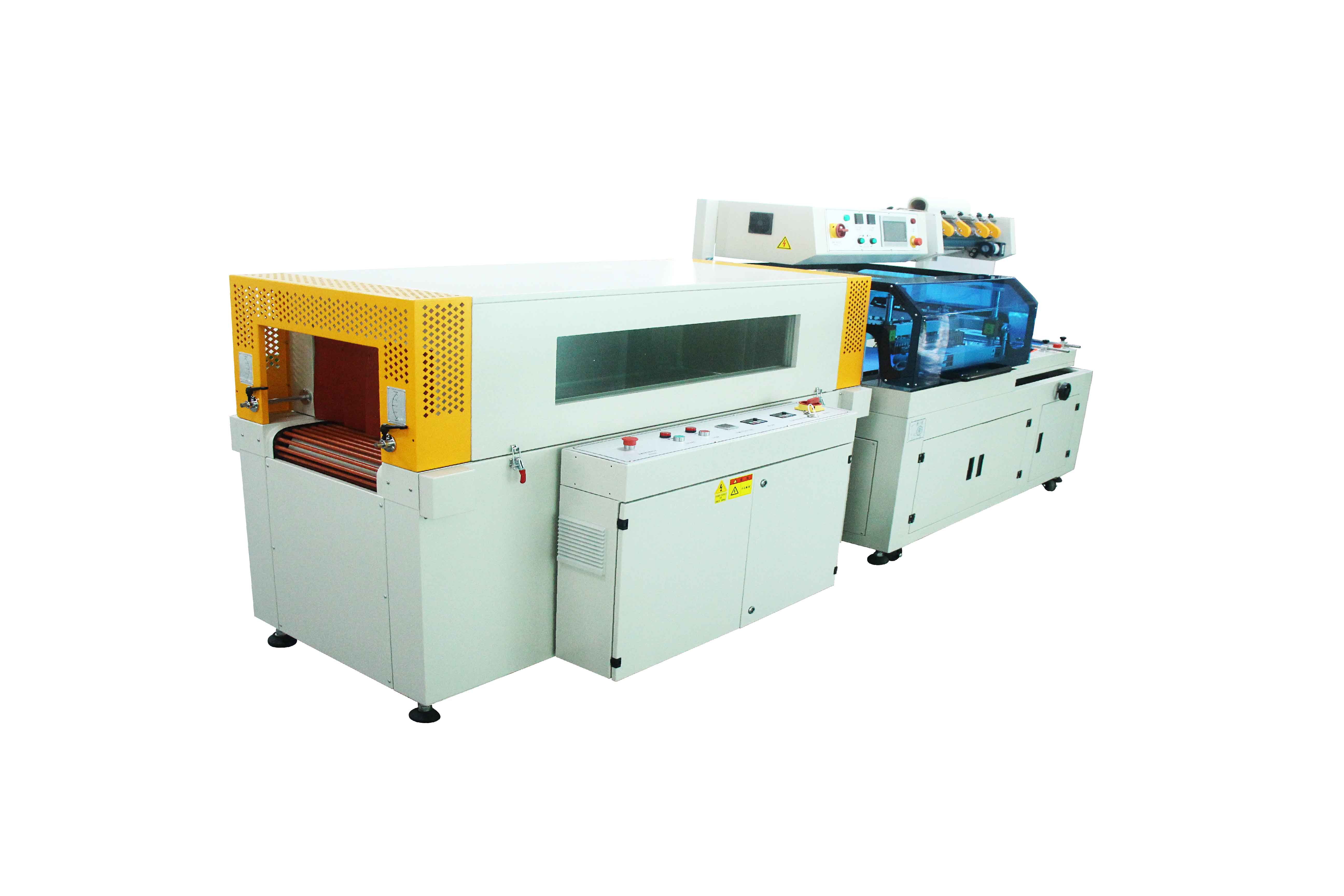 Manufacture Good Quality Automatic Heat Shrinking Wrapping Filling Box Carton Packaging Machine