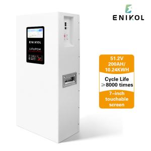 Quality Long Life 48V Lithium Iron Phosphate Solar Batteries 51.2V 200AH 10240WH wholesale