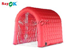 Quality Red Fireproof Disinfection Channel Inflatable Medical Tent wholesale
