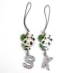 Custom Panda Element Cute Couple Keychain Metal Cartoon Personalized Keychains