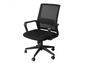 Quality Black Swivel Mesh Ergonomic Wheeled Computer Chair wholesale