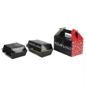 Quality Wholesale Custom Eco-Friendly Kraft Box for Fast Food Burgers, Fries &amp; Chicken wholesale