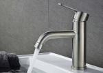 Durable ROVATE Waterfall Bathroom Faucet , Bathroom Sink Taps Under Counter