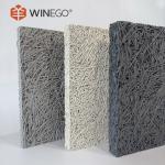 Natural / Painting Color Acoustic Wood Wool Panels Long Lasting Soundproofing