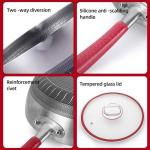 Factory Price 30 Cm Cookware 18/10 Stainless Steel Frypan Non Stick Honeycomb