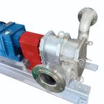FDA Practical Stainless Steel Lobe Pump Durable For Yogurt Transport