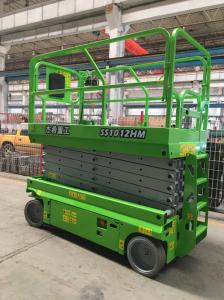 Quality Hydraulic Scissor Lift Working Height 12m Mobile Elevate Work Platform For Airport wholesale