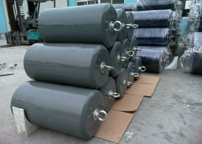 Docking Anti Collision Flat Foam Boat Fenders Polyurethane Coating Fender With Ropes