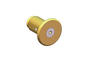 Quality Female Bulkhead Gold Plated 20GHz SMA RF Connector wholesale