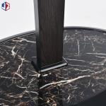 Vertical 1290x460mm Poster Display Stand Black V Stand Steel Plate