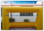 Popular Yellow Small Inflatable Soccer Game For Football Throwing Exercise