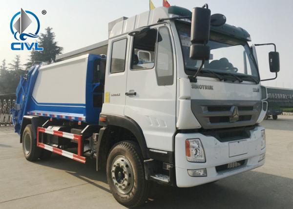 Cheap 8m3 4x2 Compressed Garbage Truck Engine 200hp Dustbin Lorry Truck for sale