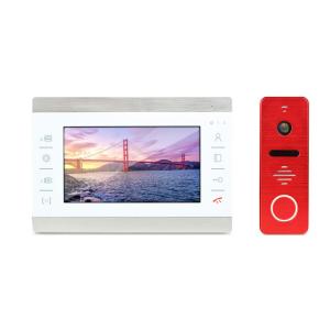Quality Novel design 7 Inch video door bell 1080P HD wire door video phone with memory wholesale
