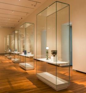 Quality Free Standing Lockable Glass Display Cabinet , Action Figure Display Cabinet Durable wholesale