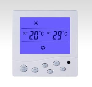 Quality 3 Speed Digital Room Thermostat High Accuracy For Cooling / Heating Control wholesale