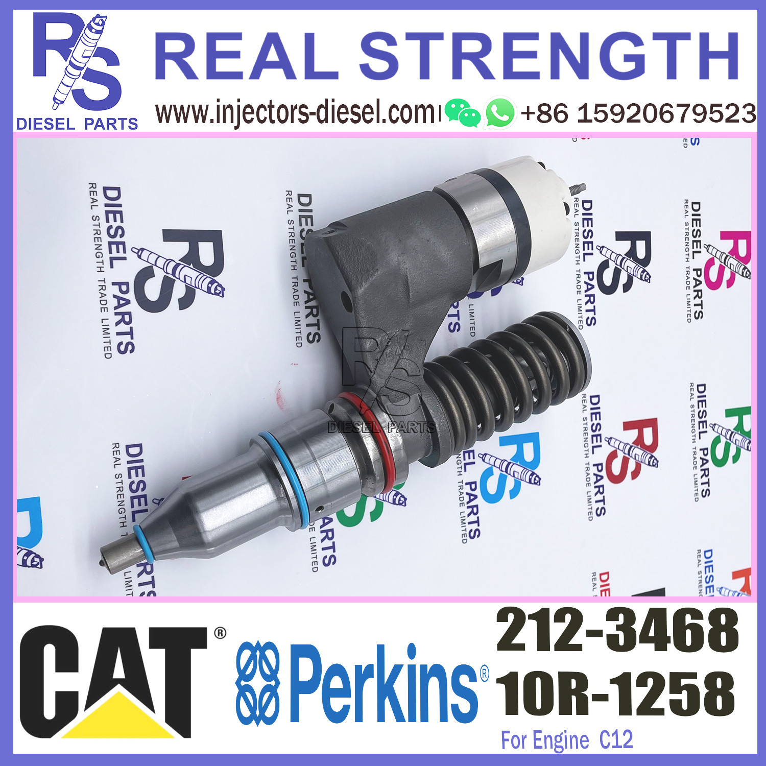 153-7923 Diesel Pump Injectors 317-5278 350-7555 229-1631 212-3468 For CAT C10 C12 Engine Fuel