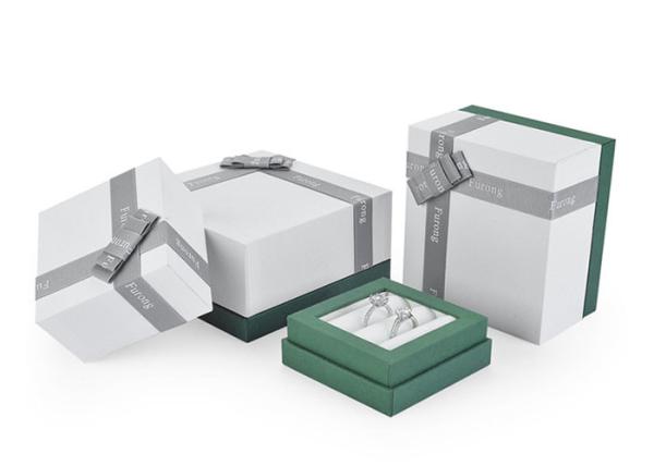 Elegant Luxury Gift Packaging Boxes / Custom Printed Jewelry Boxes Cardboard