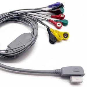 Quality ECG holter cable for CT-086S CT-083S 10 lead Beneware wholesale
