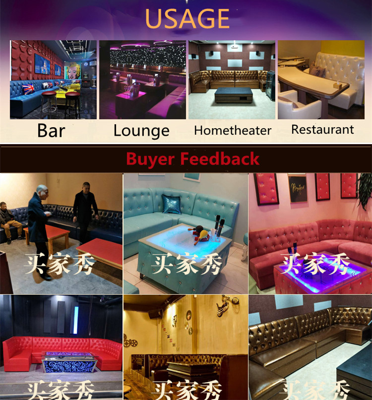 Kitchen Bench Commercial Booth Seating Residential U L Shaped Restaurant KTV
