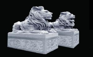 Quality European style granite lion head sculpture wholesale