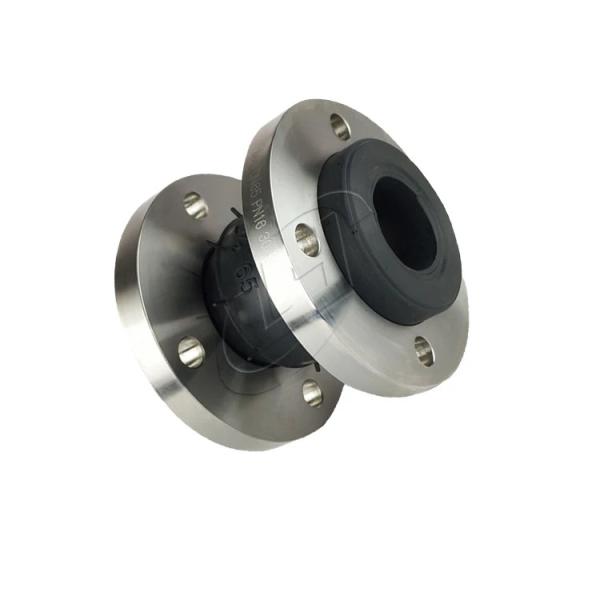 6 Inch Carbon Steel Flange EPDM Bellows Expansion Joint / Flexible Rubber