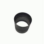 Wood Stove Black Single Wall 152mm Chimney Flue Adaptor