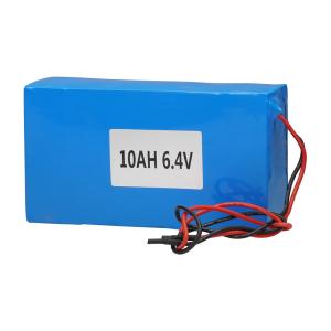 Quality Deep Cycle LiFePO4 6V 64Wh 10Ah Portable Camping Battery Pack wholesale