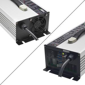 Quality 12S 13S 14S 50.4V 54.6V 58.8V 25A 30A lithium ion gel lipo 48v 30a AGV forklift adjustable voltage battery charger wholesale