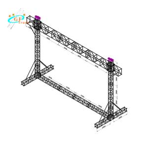 Quality 290*290mm Goal Post Truss For Lighting Theatre Stage wholesale