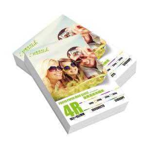 Quality 5R Single Side Printing Cast Coated High Glossy Photo Paper wholesale